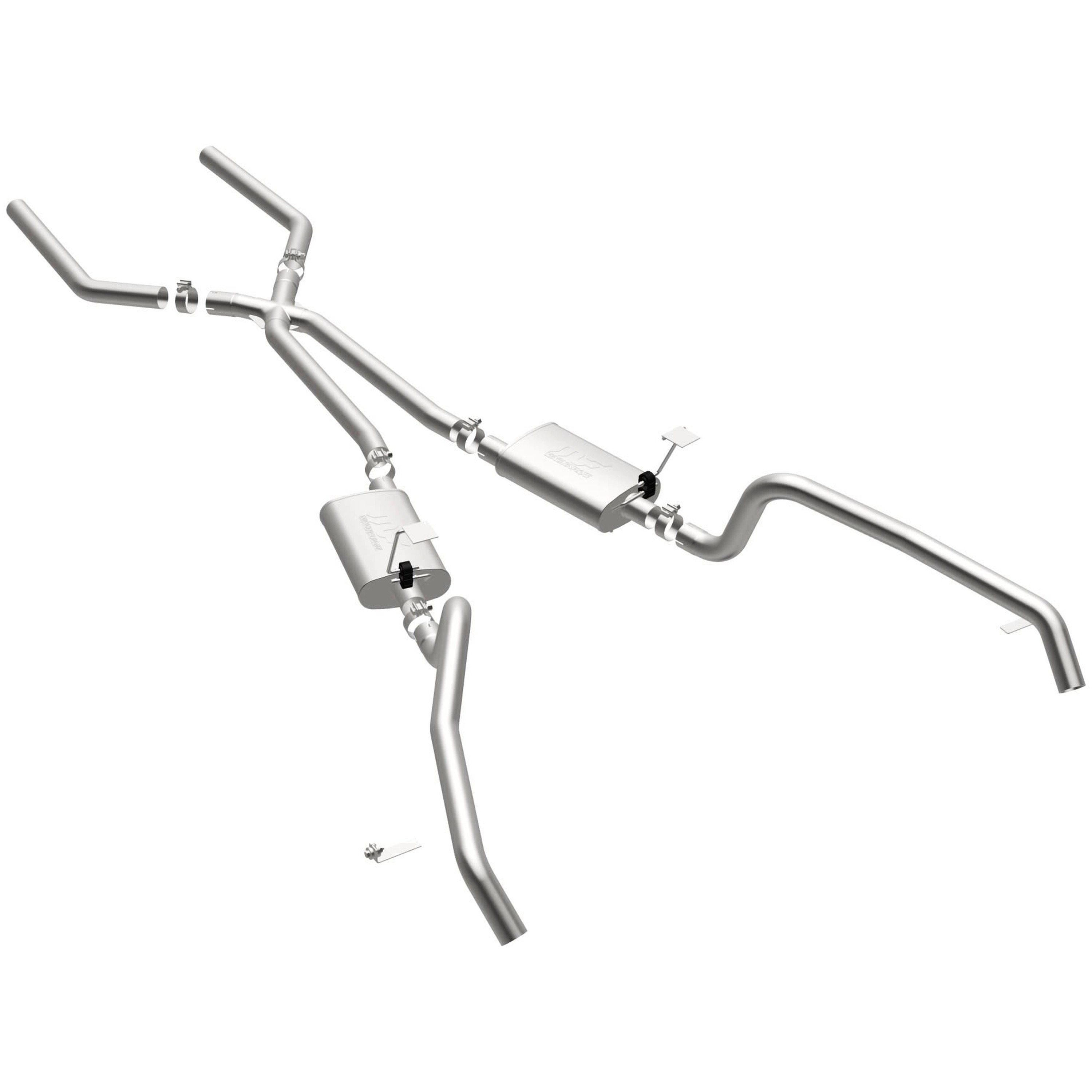 MagnaFlow Exhaust Products 15896 Street Series Stainless Crossmember-Back System